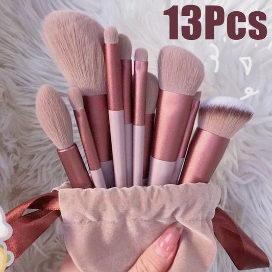 Miss Luminosa™ 13pc Makeup Brushes Set With Pouch