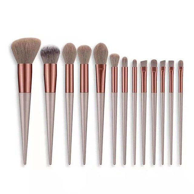 Miss Luminosa™ 13pc Makeup Brushes Set With Pouch